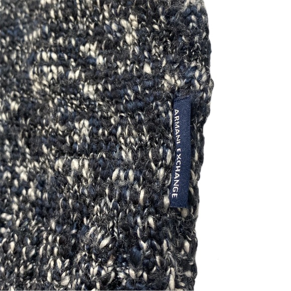 A/X Armani Exchange Women White Navy blue Sweater Small Long Sleeves - Picture 7 of 10